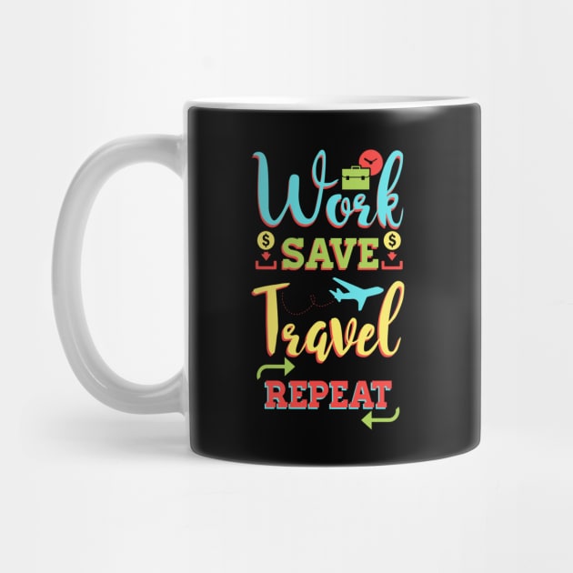 Work save travel repeat by captainmood